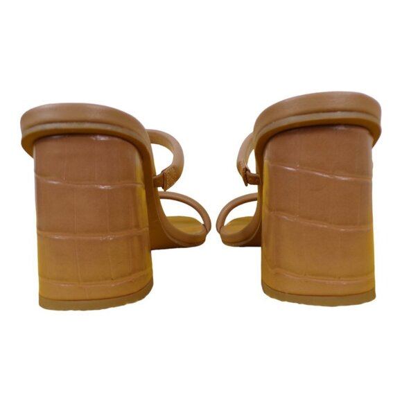DV Dolce Vita  Halsty Slide Block Heel Sandal, Caramel Size 9.5  NEW #1134 - Picture 4 of 9